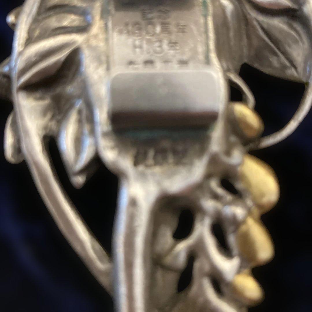 純銀　栓抜き　河西泰三