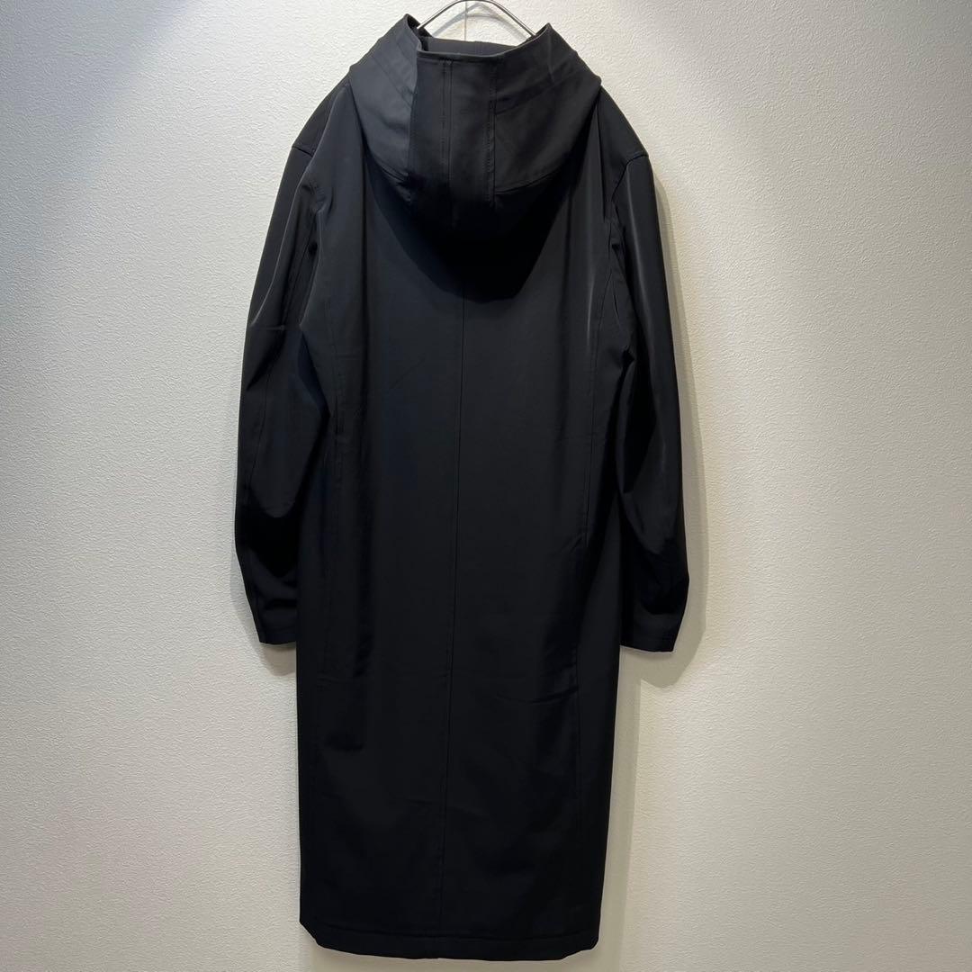 希少 美品 Y-3 ウール ライナー付き 刺繍ロゴ ステンカラー ロング