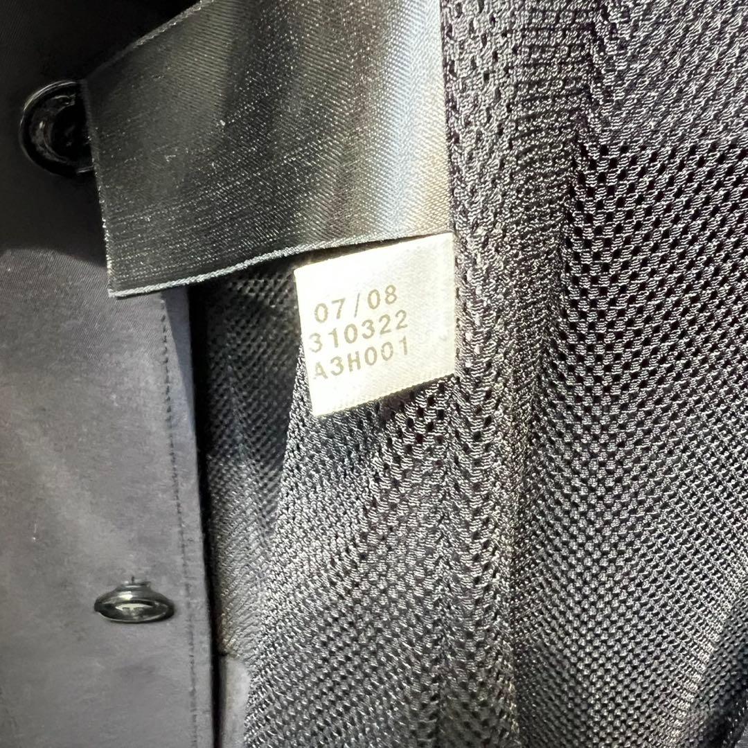 希少 美品 Y-3 ウール ライナー付き 刺繍ロゴ ステンカラー ロング