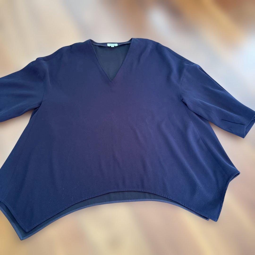 ENFOLD ダークネイビー Vネック 五分袖 38 - メルカリ