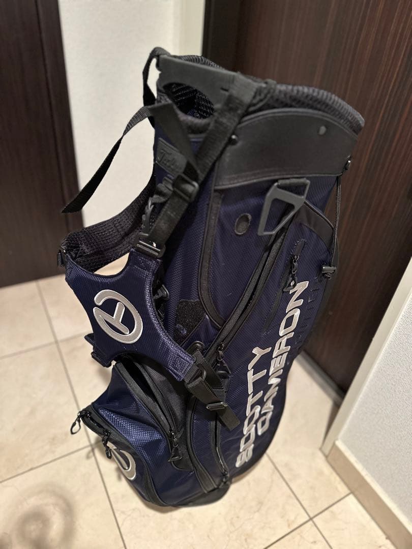 もっくす様 SCOTTY CAMERON サークルT キャディバッグ ネイビー - メルカリ