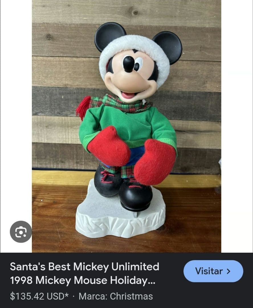 ミッキーマウス クリスマスフィギュア mickey mouse holiday