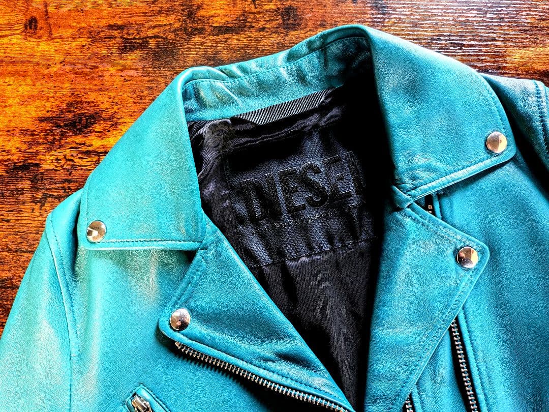 《Vintage グランジ》DIESEL レザーライダースジャケット ジャンパー