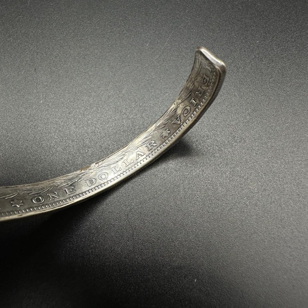 コインシルバー バングル silver900 one dollar - メルカリ