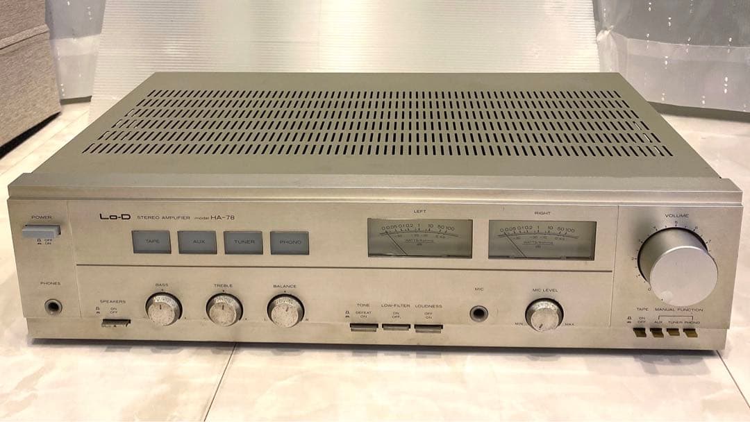 Lo-D HA-78 プリメインアンプ Hitachi ローディ - メルカリ