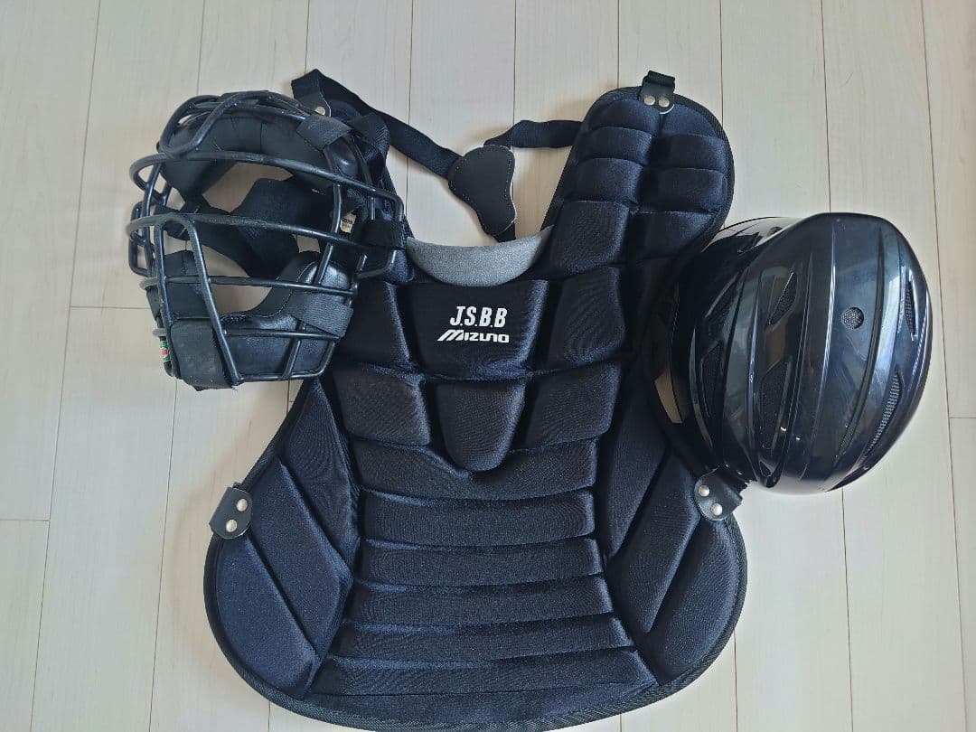 ミズノmizunoキャッチャーセット MIZUNO（ミズノ） 【即日発送可】 軟式キャッチャー防具 3点セット