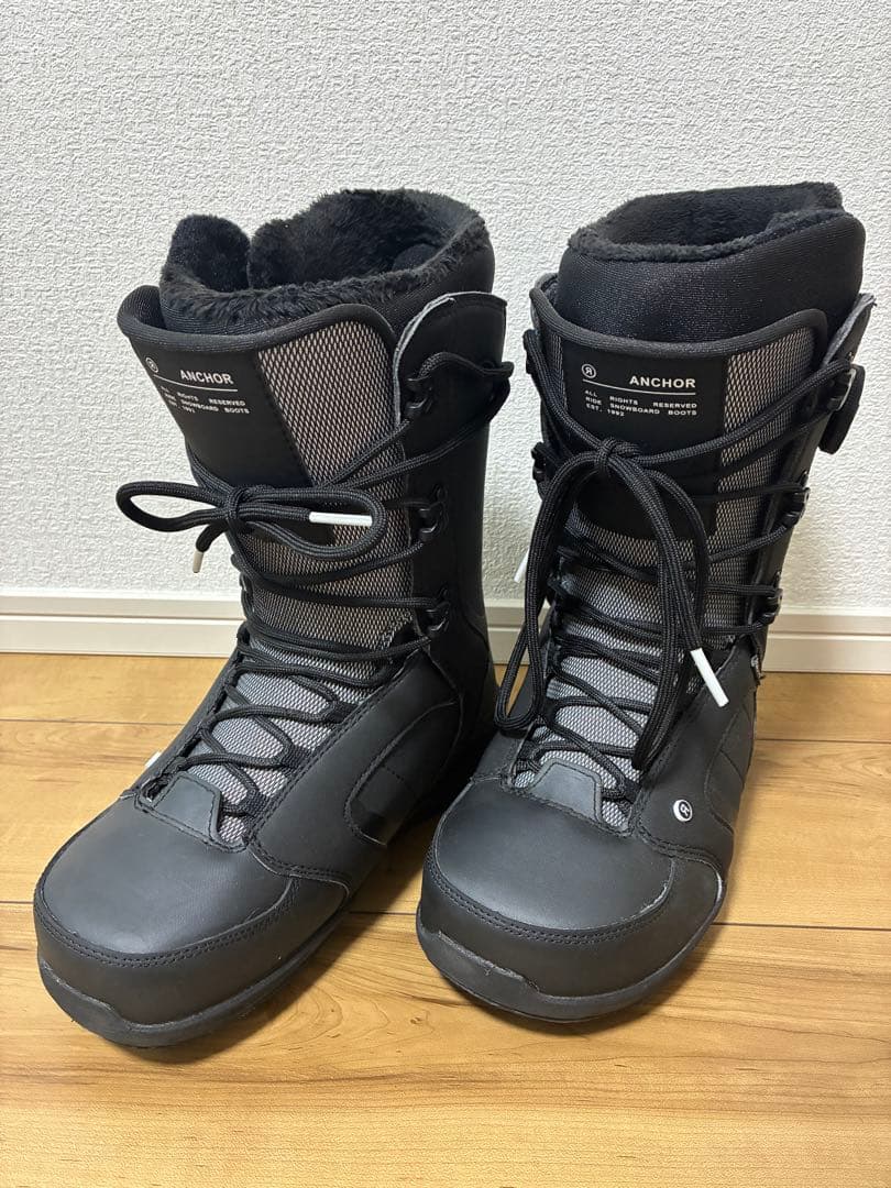 23-24 メンズRIDE ANCHOR スノーボードブーツ ブラック RIDE（ライド） 大きいサイズ スノーボード ブーツ メンズ ANCHOR