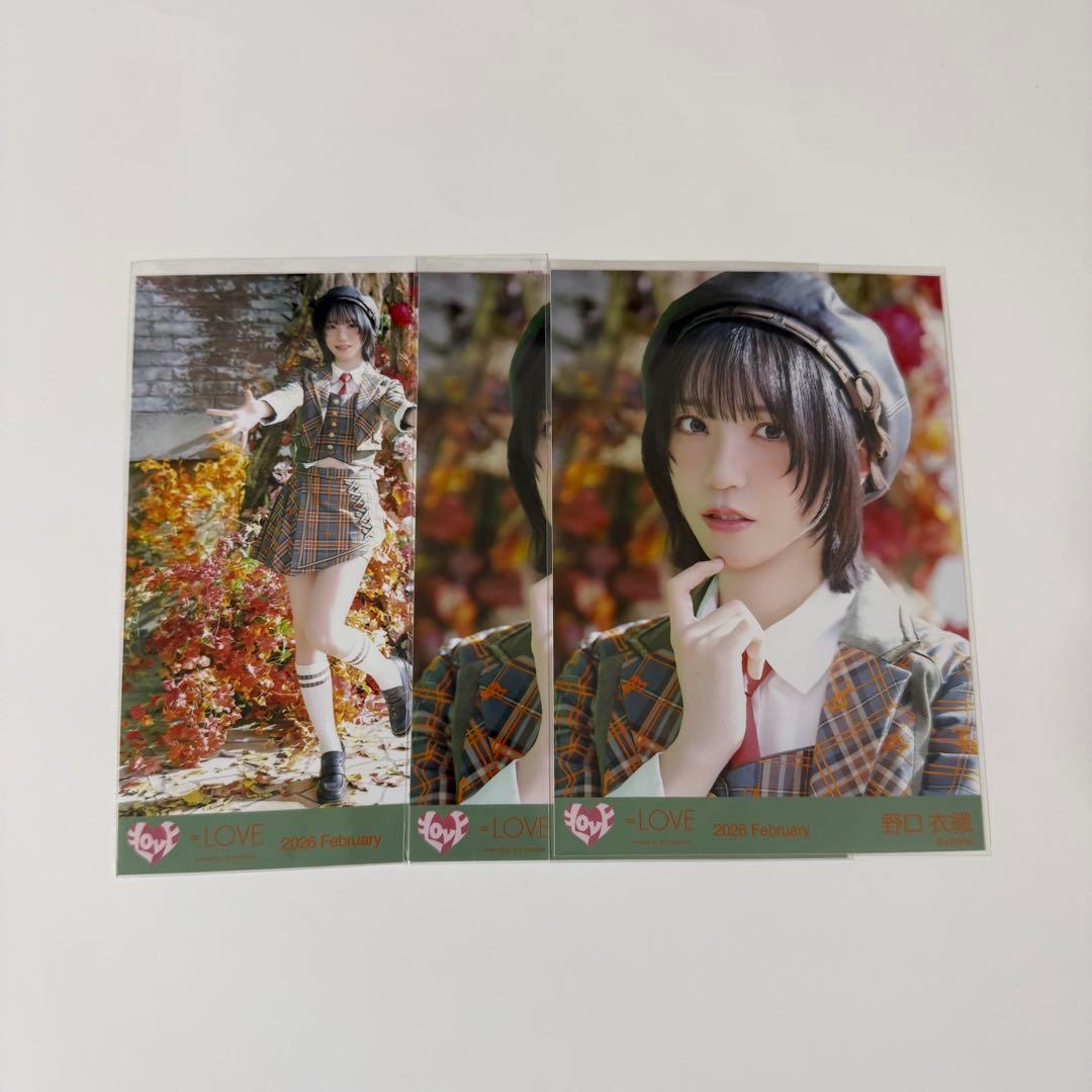 LOVE イコラブ 野口衣織 ラブソングに襲われる アザカ 生写真