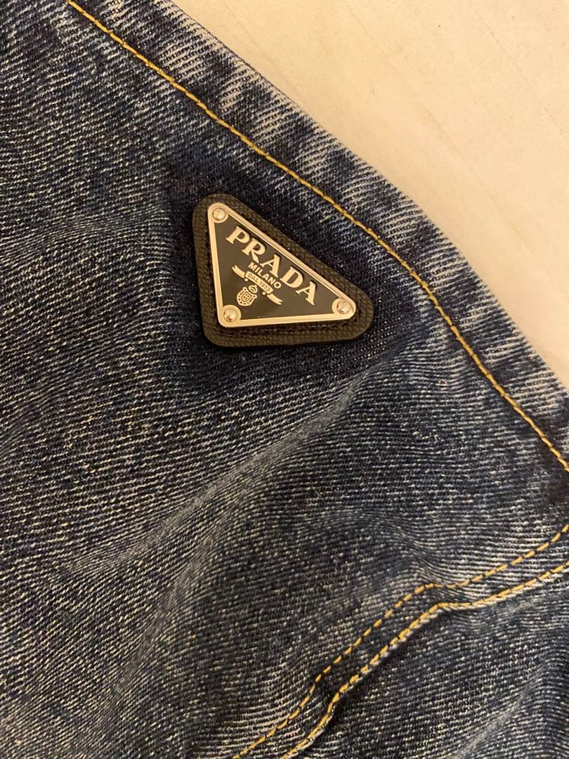 PRADA デニムビスチェトップ サイズ38 - メルカリ