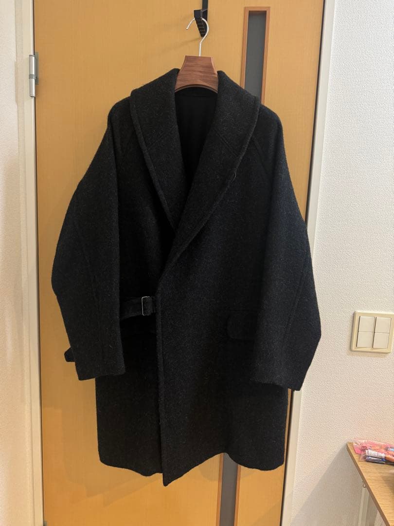 COMOLI コモリ 18AW ウール ショールカラーコート N03-04007 - メルカリ