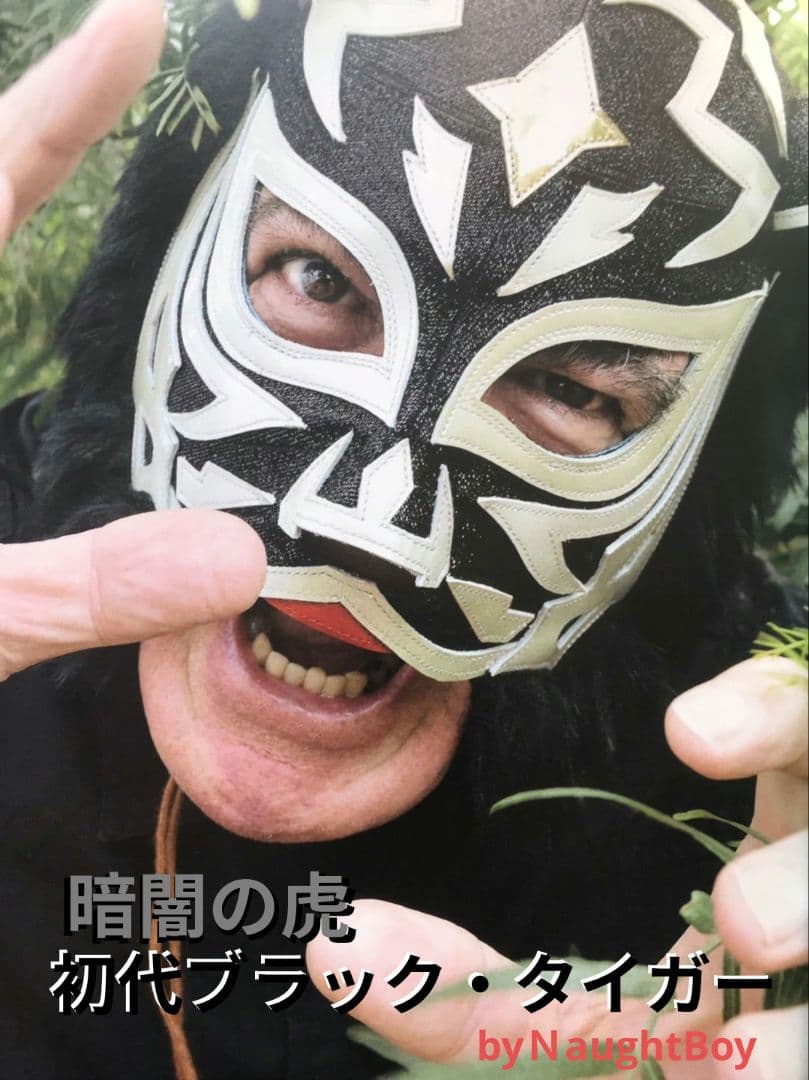 初代ブラック・タイガー プロレスマスク - メルカリ