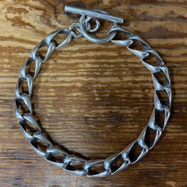 ヴィンテージ メキシカンジュエリー シルバー Tバー チェーン