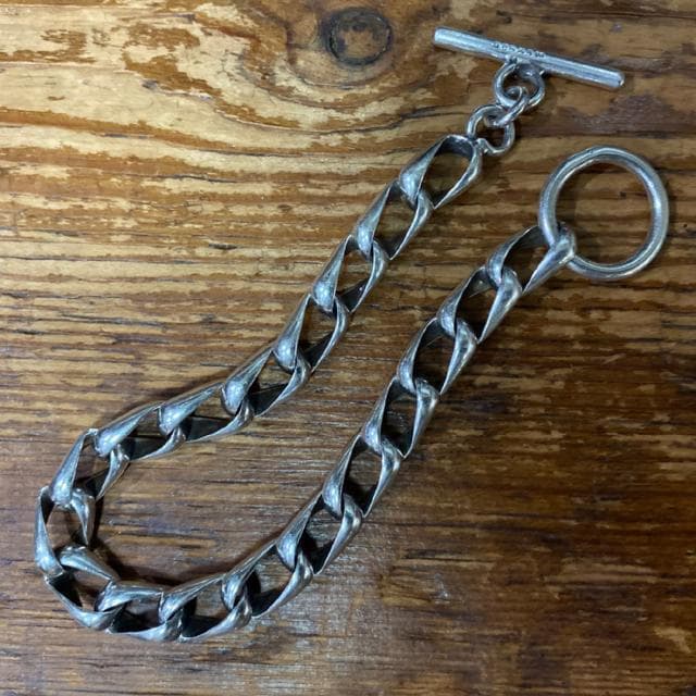 ヴィンテージ メキシカンジュエリー シルバー Tバー チェーン