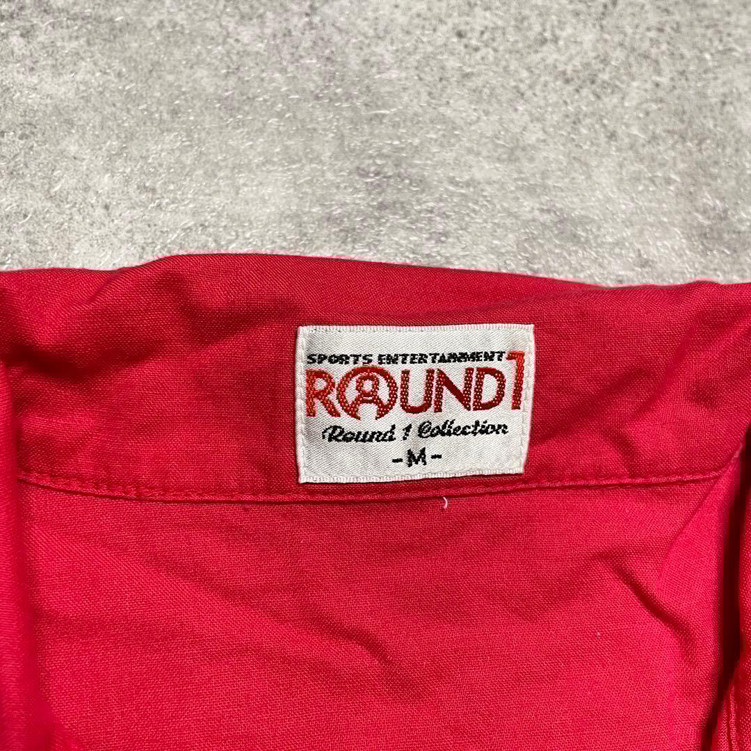 実物 90s~00s ROUND1 ボーリングシャツ 企業 希少アイテム】 - メルカリ