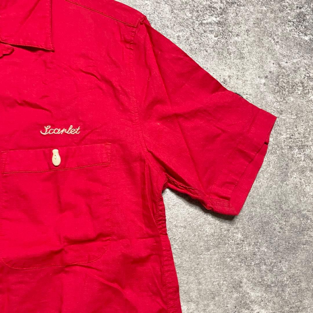 実物 90s~00s ROUND1 ボーリングシャツ 企業 希少アイテム】 - メルカリ