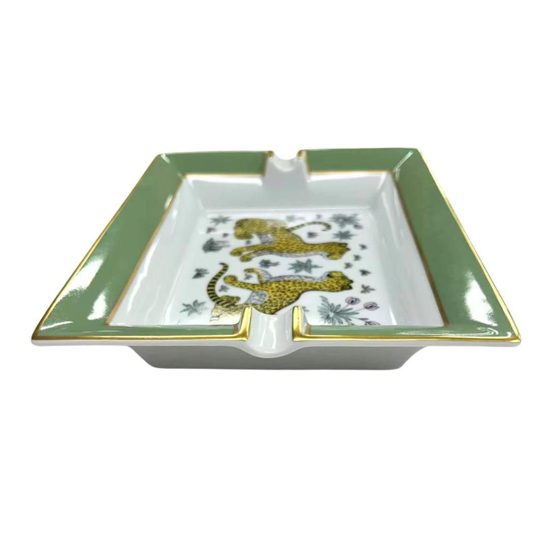 エルメス アフリカ プレートスクエア トレイ トレー 小物入れ 灰皿 エルメス シャス 犬 プレート スクエア トレイ トレー 小物入れ 灰皿