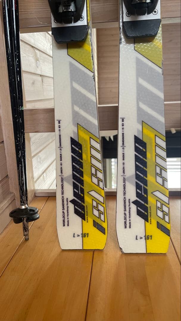 カービングスキー板大人男性161cmセット子供ジュニア HEAD女性 シニア