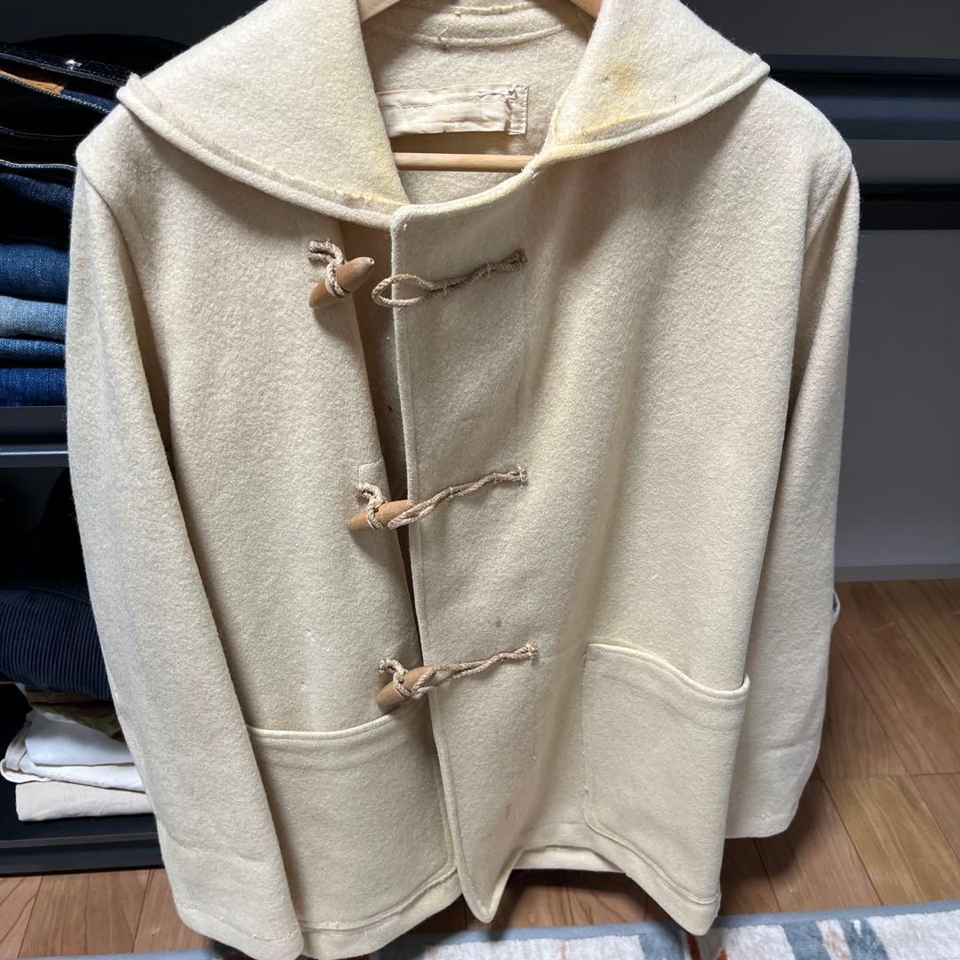 40s イギリス軍 ロイヤルネイビーショールカラーダッフル ヴィンテージ