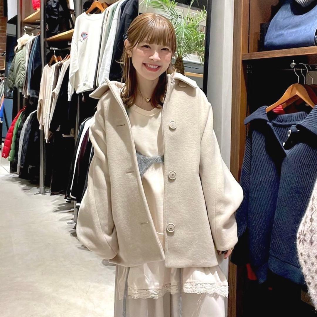 nico and ライトモッサドルマンジャケットコート【年末限定値下