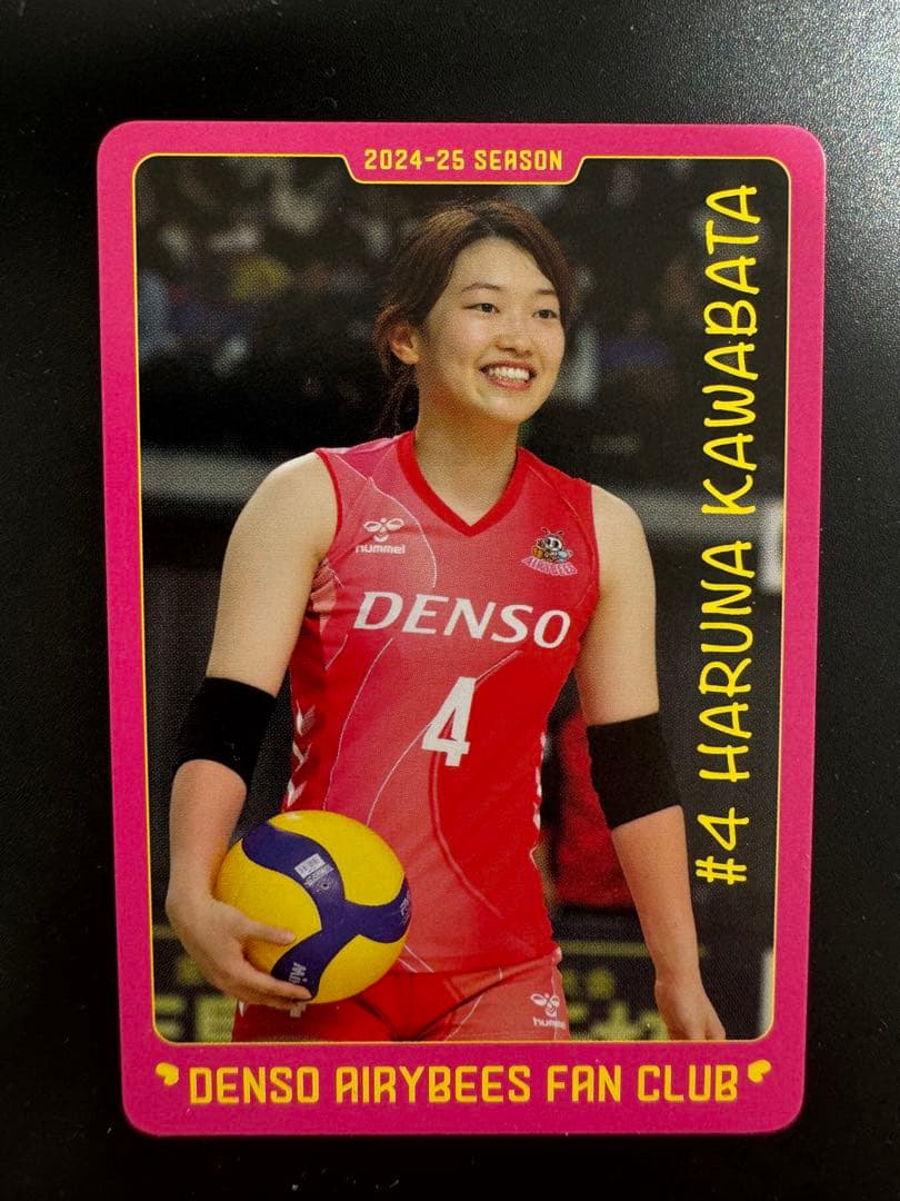 デンソーエアリービーズ 川畑遥奈 トレーディングカード バレーボール