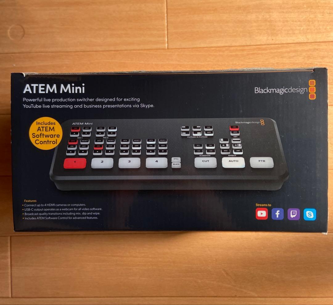 BlackmagicDesign ATEM Mini スイッチャー ATEM Mini | Blackmagic Design