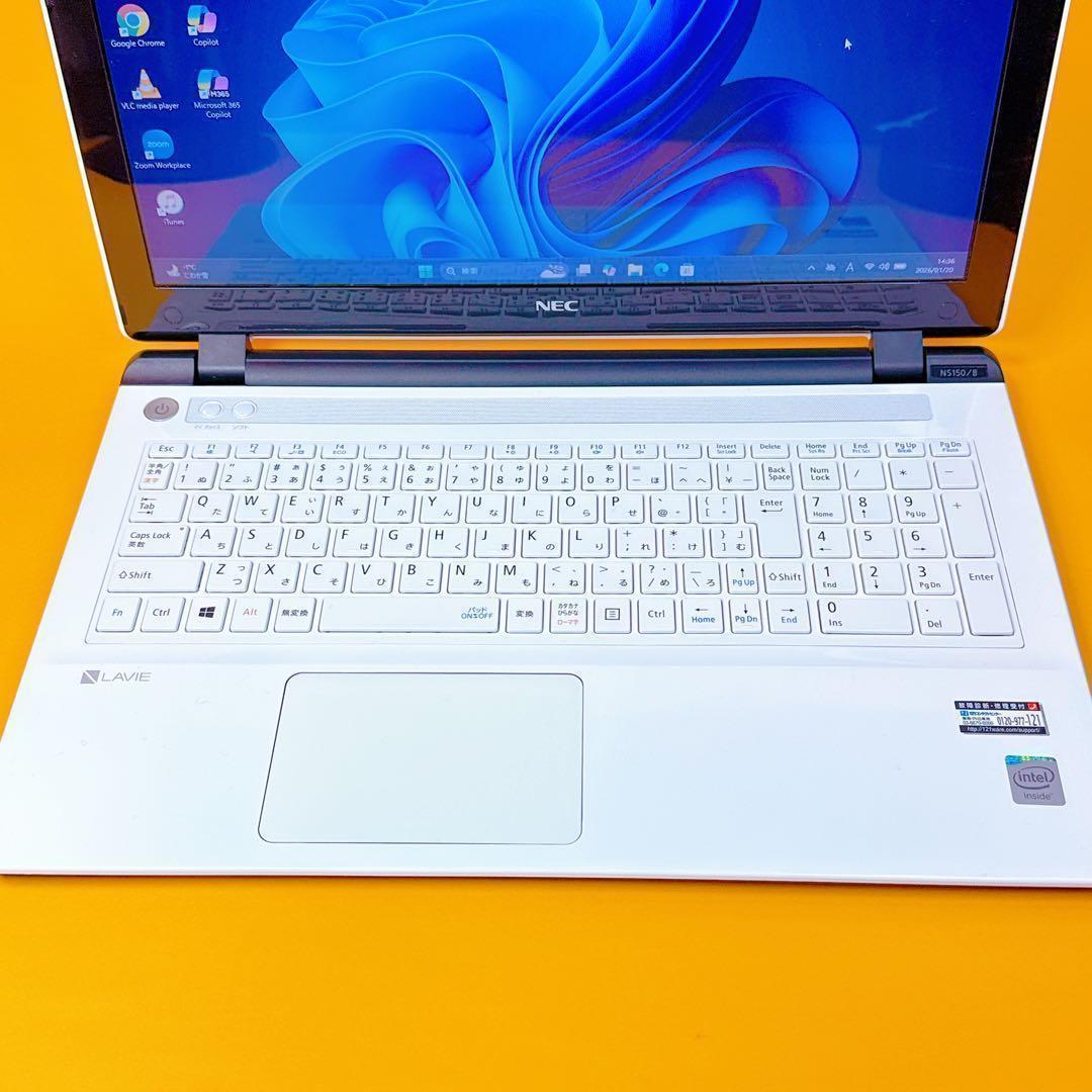 新品SSD &16GB⭐️windows11ノートパソコン カメラ オフィス薄型