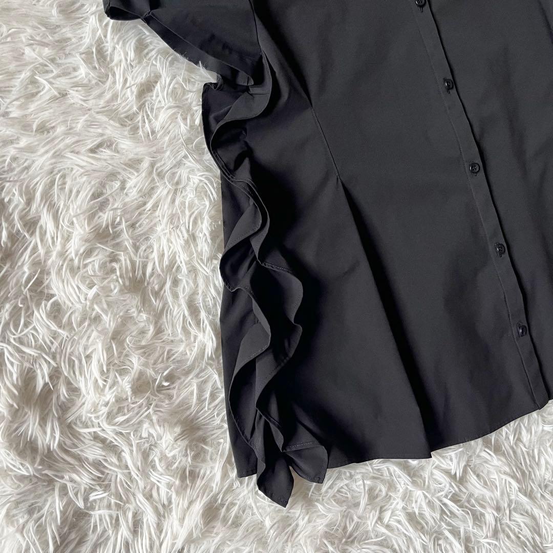 極美品✨ ヨーコチャン ショートスリーブサイドラッフルブラウス 25年