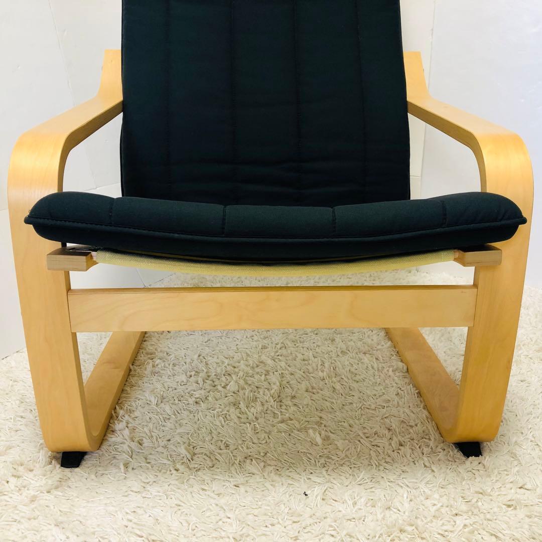 IKEA ポエング パーソナルチェア 1人掛け ブラック - メルカリ