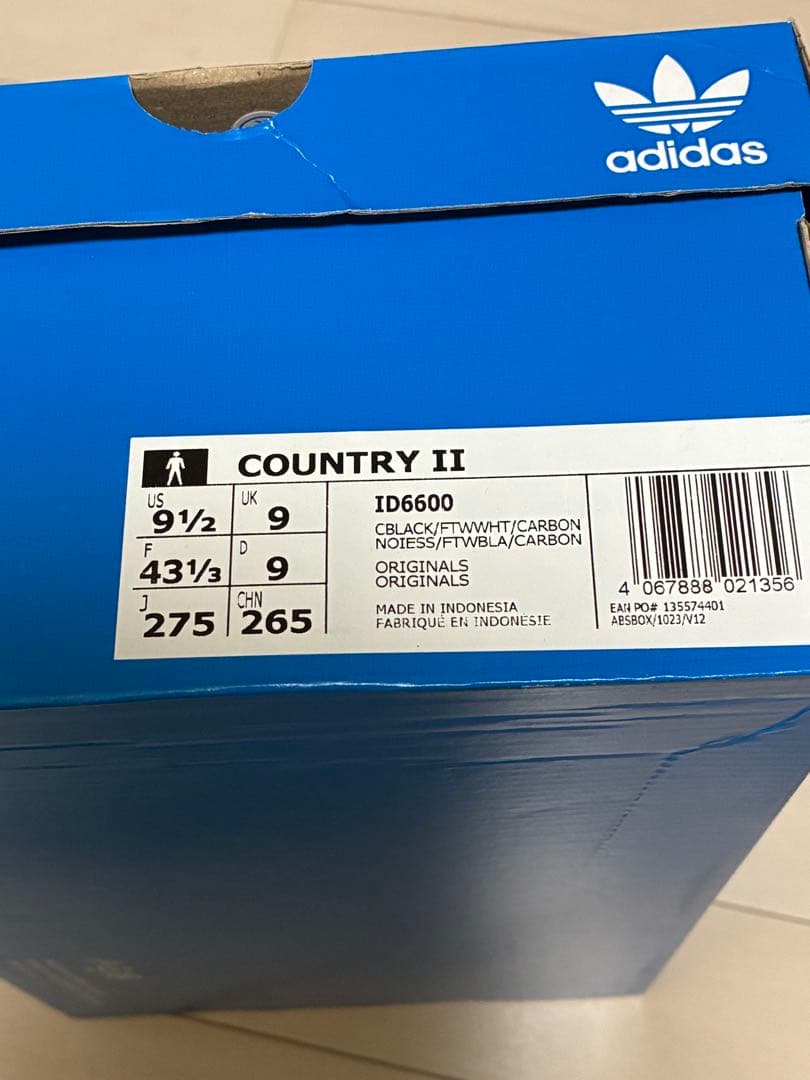 【キムチ】アディダス　カントリーⅡ 27.5cm