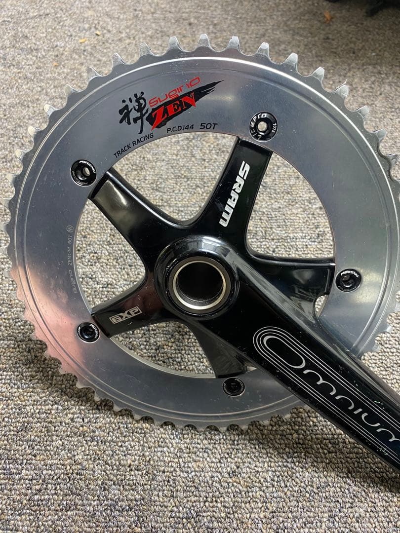 スラムオムニウムクランクスギノZENチェーリング付きオムZEN