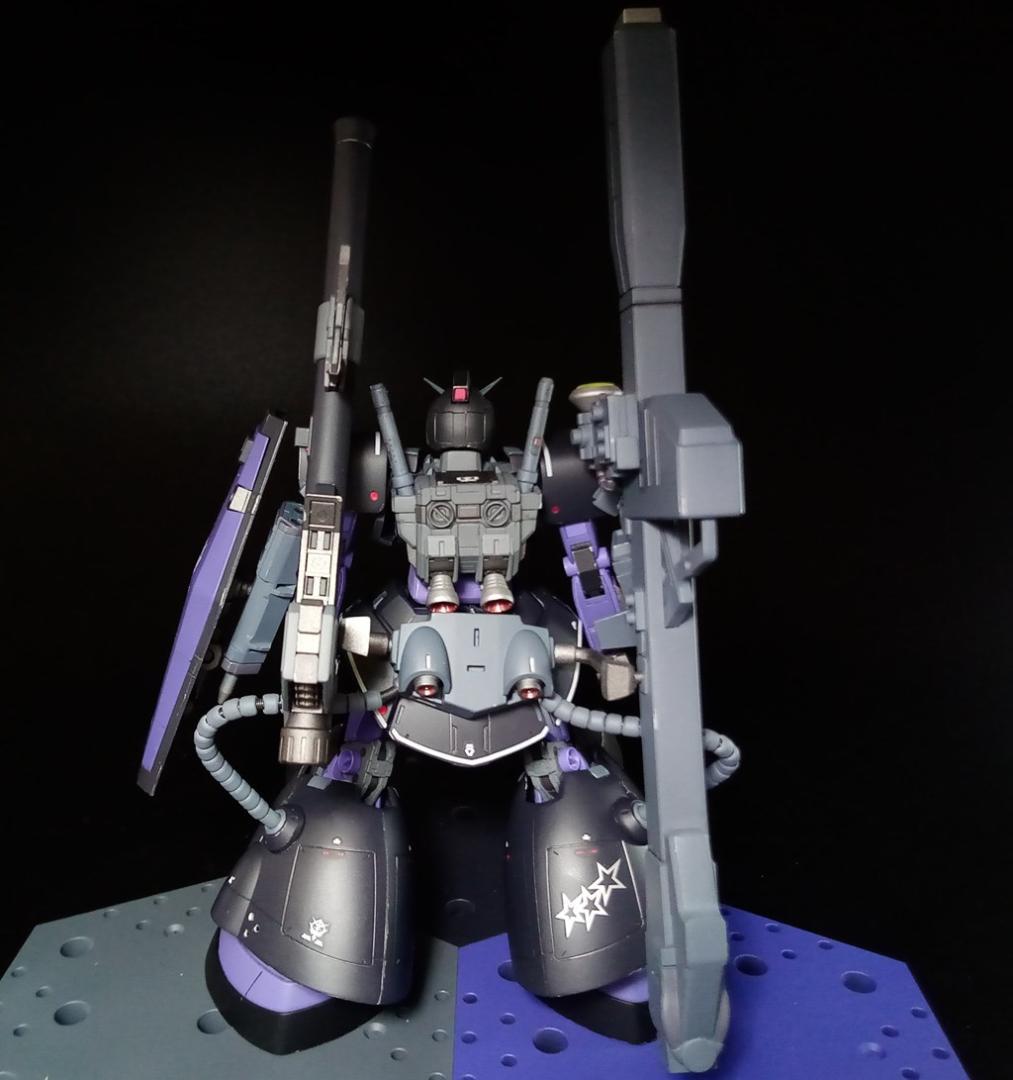 RG ガンダム ドムアーマー 黒い三連星 専用 鹵獲改修機 ガンプラ 完成品