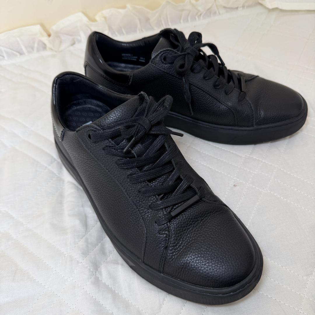 DEVICE１NERO AOURE 黒レザースニーカー（26.5cm）