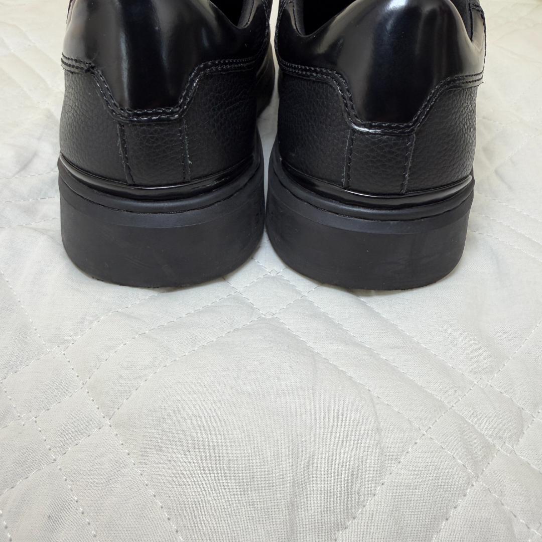 DEVICE１NERO AOURE 黒レザースニーカー（26.5cm）