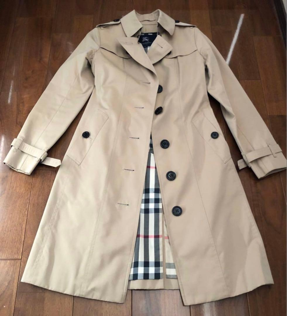 未使用に近い] バーバリー ロンドン ライナー付トレンチコート メガ