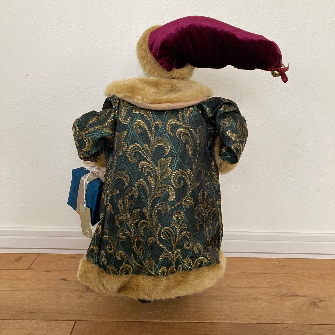 Harmonier ハルモニア サンタクロースフィギュア グリーンマント 楽器