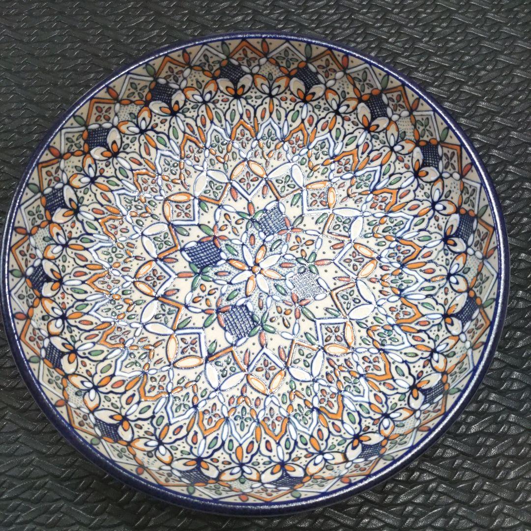 ハビエル　セルビン　メキシコ陶芸　大皿 ハビエル セルビン メキシコ陶芸 大皿 ハビエル セルビン メキシコ陶芸