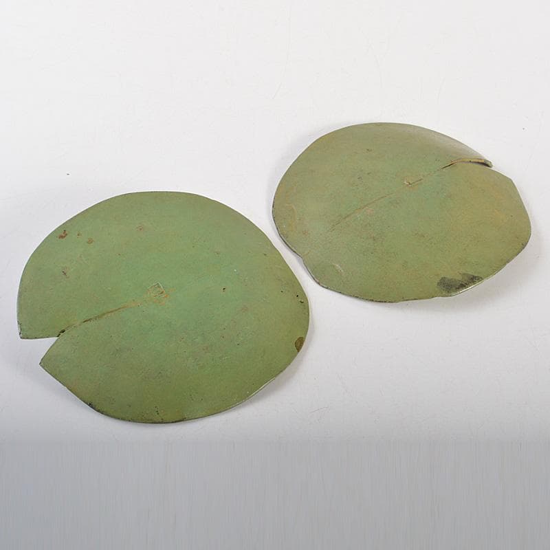 中国 銅製 蓮葉に蛙 香立 香皿 在銘 2点まとめて N 6495 - メルカリ