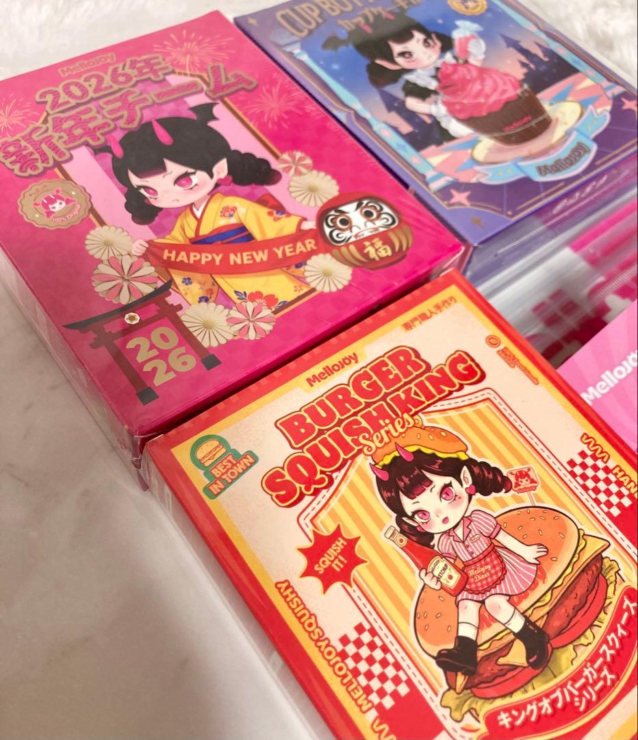 未開封 mellojoy カップケーキか？バーガー 新年チーム 3箱セット