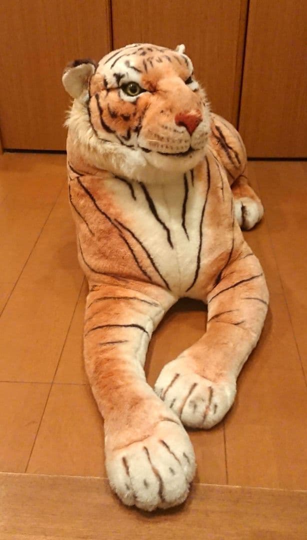 激レア 約191cm 超特大サイズ リアル トラのぬいぐるみ