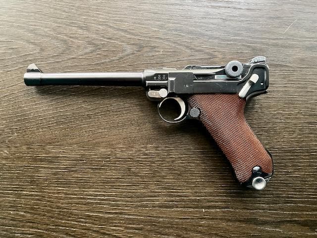 激レア！タナカ ルガーP08 マリーネ 6インチ ガスブローバック - メルカリ