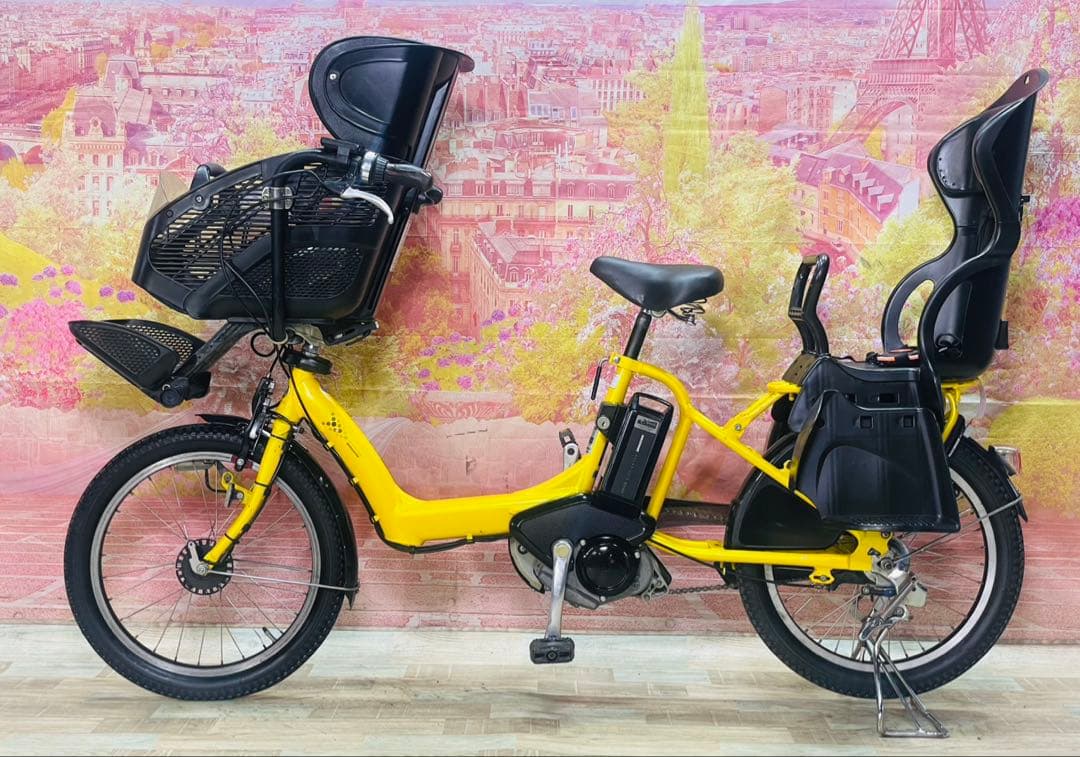 ZK3480 電動自転車 ブリヂストン アンジェリーノ 子供乗せ 20インチ
