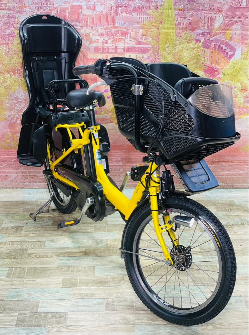 ZK3480 電動自転車 ブリヂストン アンジェリーノ 子供乗せ 20インチ