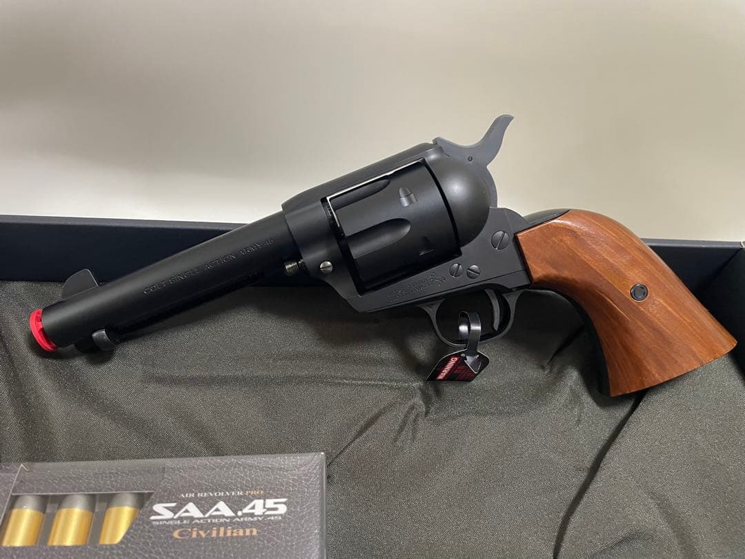 東京マルイ エアーリボルバーPro SAA .シビリアン　ブラック