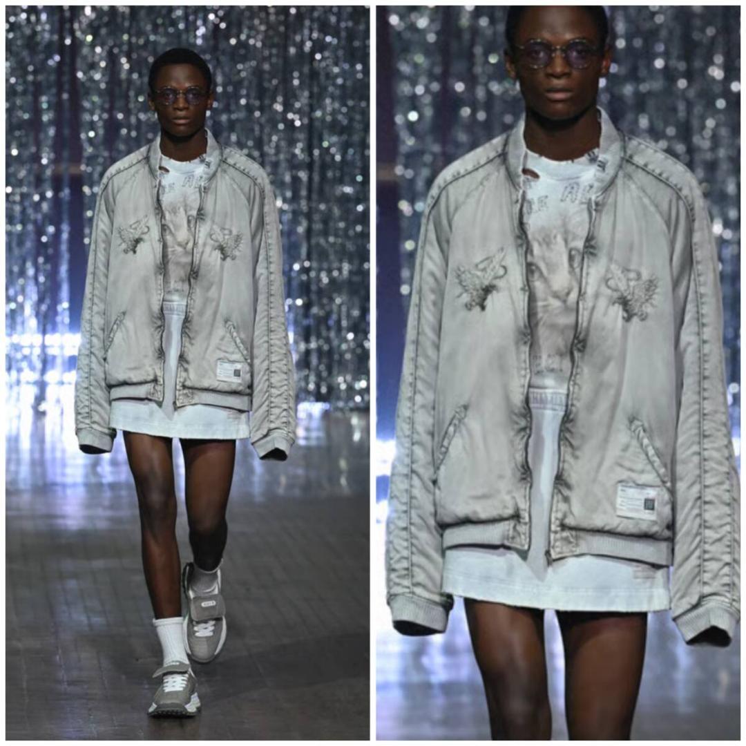 25SS メゾンミハラヤスヒロ ガーメントダイ スカジャン size:42 - メルカリ