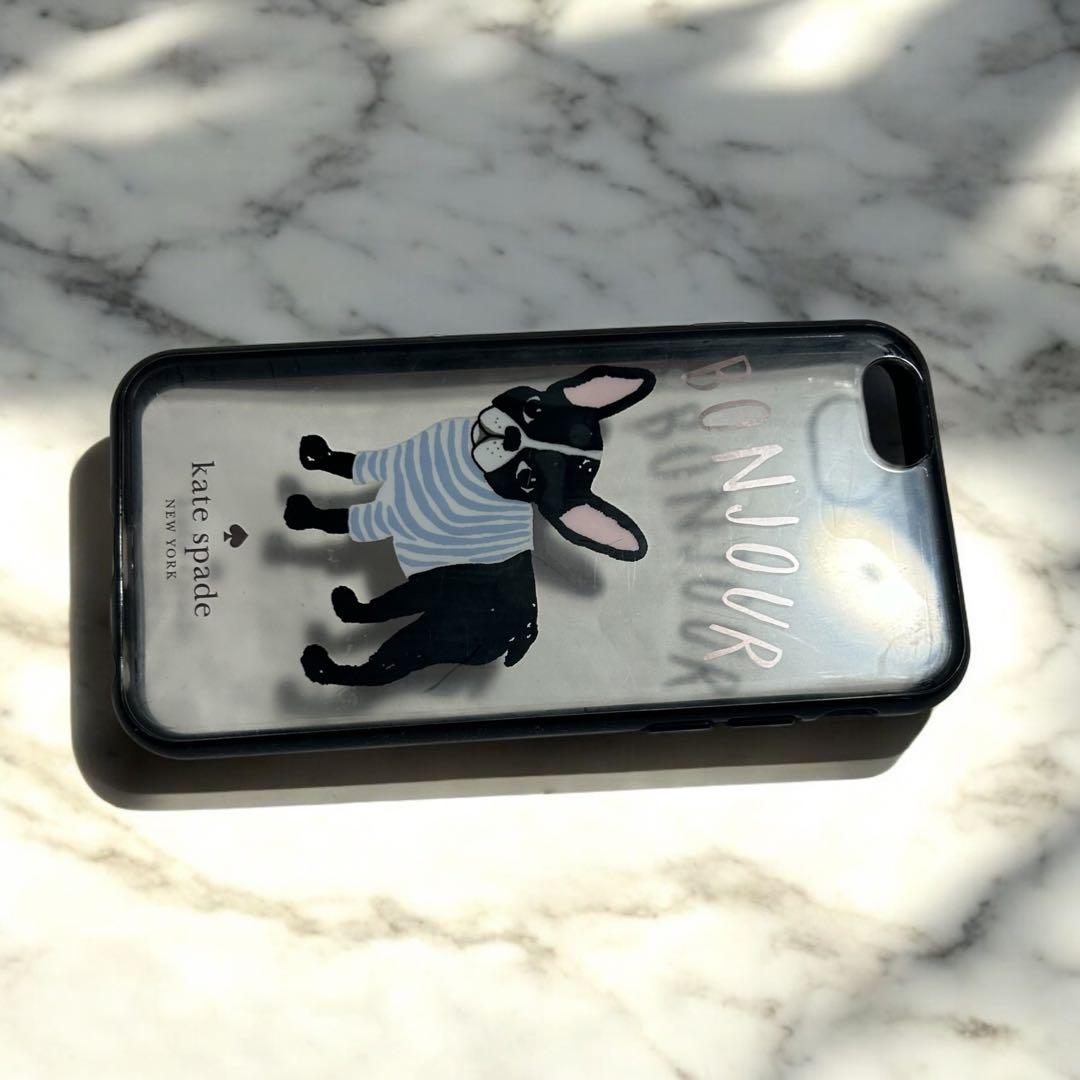 kate spade フレンチブルドッグ iPhoneケース - メルカリ