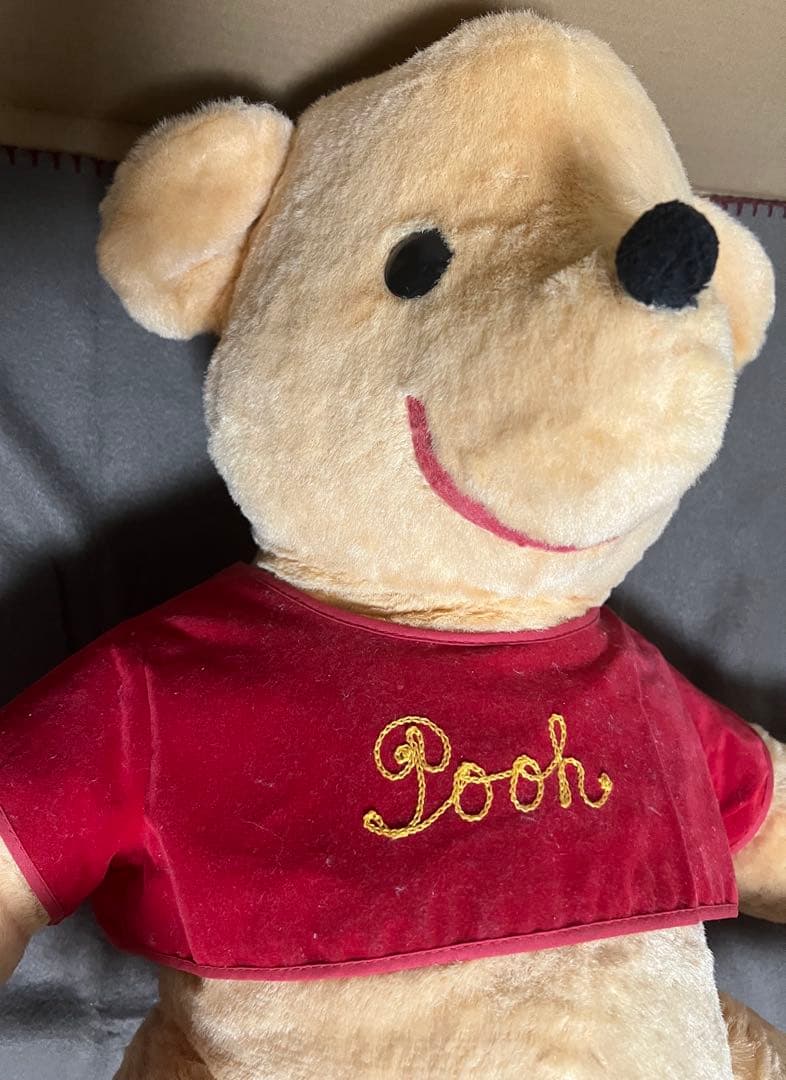 1970年代頃　ビッグサイズ　プーさん　ぬいぐるみ　ビンテージ