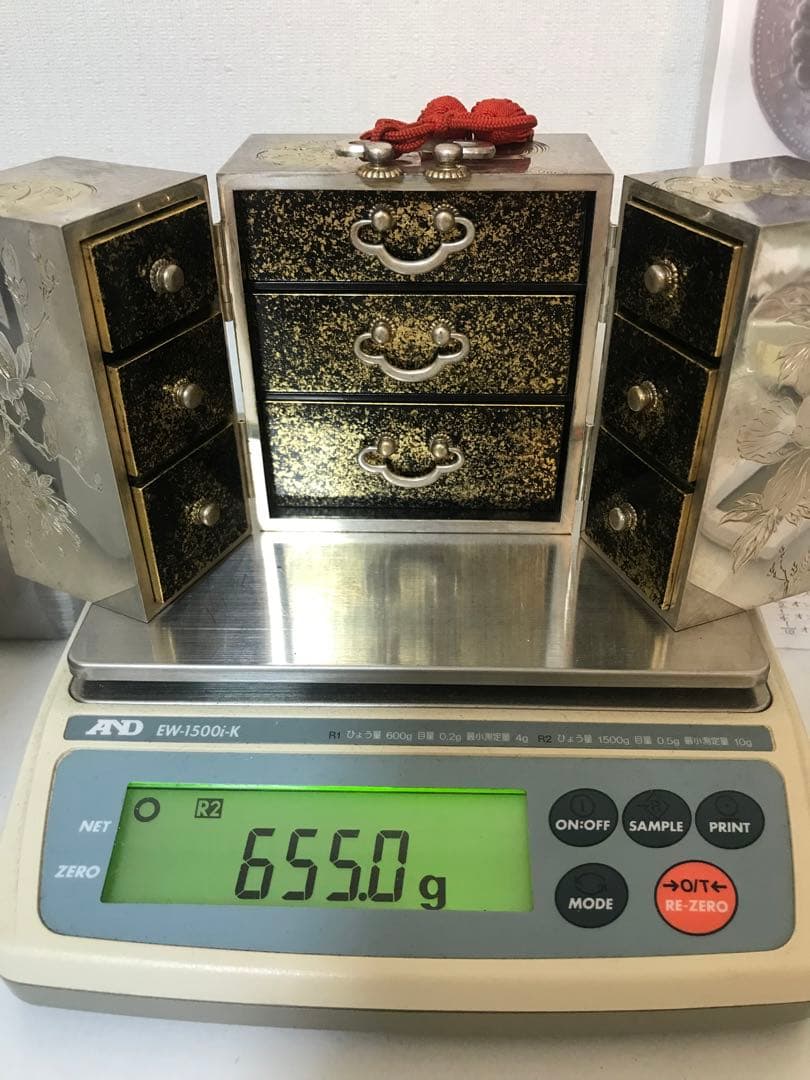 銀製 宝石箱 シルバー950 骨董品 I.869 - メルカリ