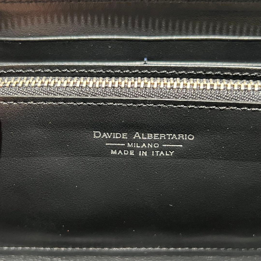 新品未使用品】ダビデアルベルタリオ 長財布 クロコダイル 黒 ラウンド
