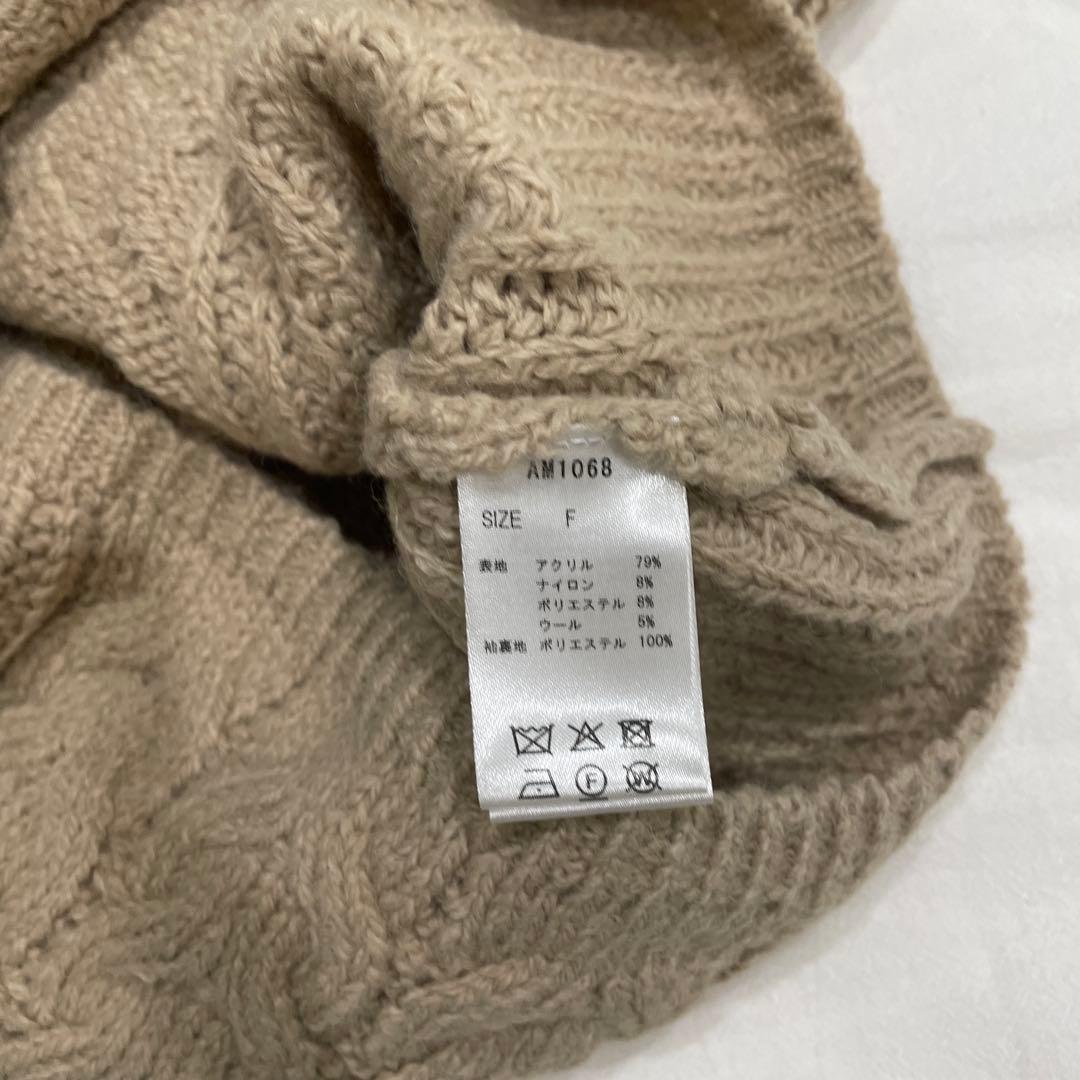 andmary aura cable knit tops ニット トップス - メルカリ