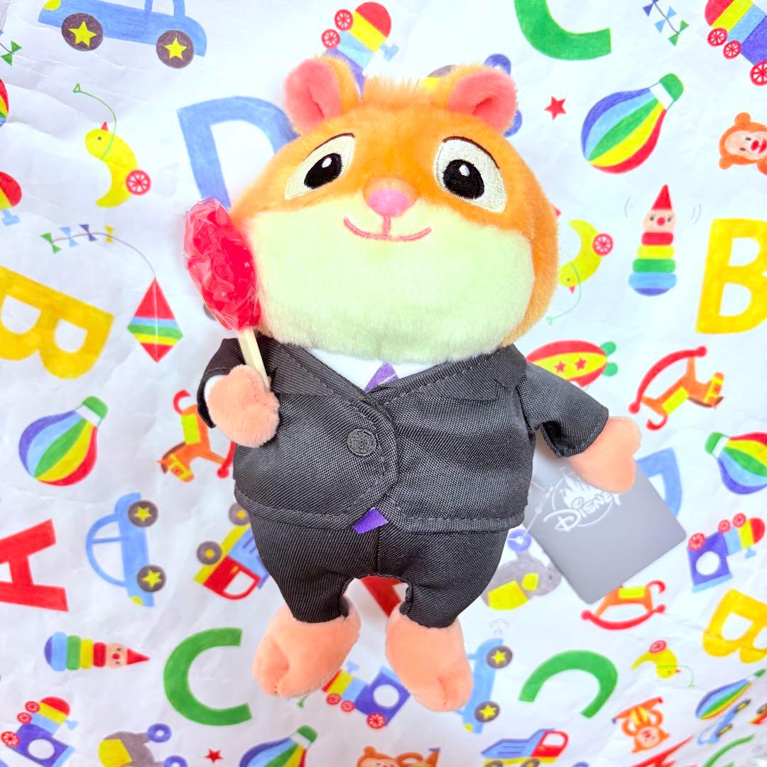 ズートピア レミングビジネスマン　ぬいぐるみ　ディズニーストア ディズニーストア レミング ビジネスマン ぬいぐるみキーホルダー